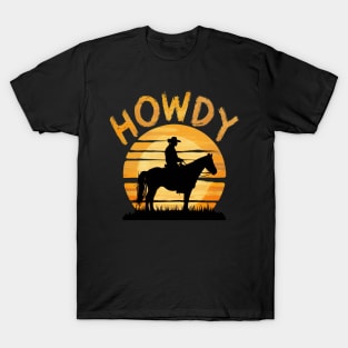 Sunset cowboy T-Shirt